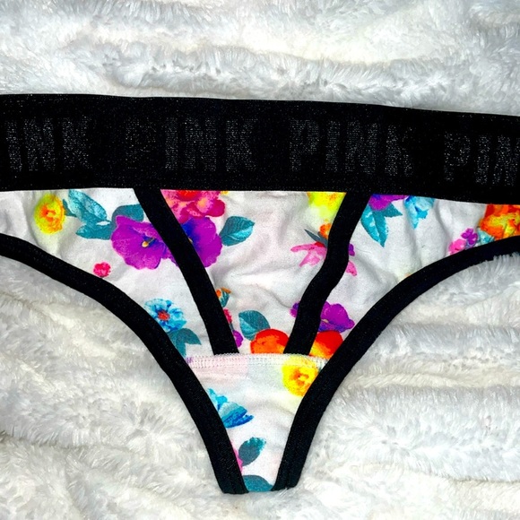 PINK Victoria's Secret Other - Victoria's Secret PINK Floral Thong Panty